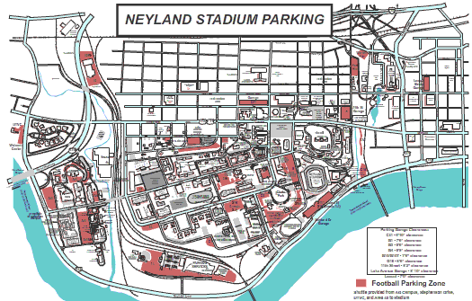 2019 Tennessee Volunteers Football Season Parking Pass (Includes Parking Passes To All Regular Season Home Games) at Neyland Stadium
