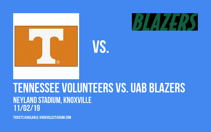 PARKING: Tennessee Volunteers vs. UAB Blazers at Neyland Stadium tickets PARKING: Tennessee Volunteers vs. UAB Blazers at Neyland Stadium