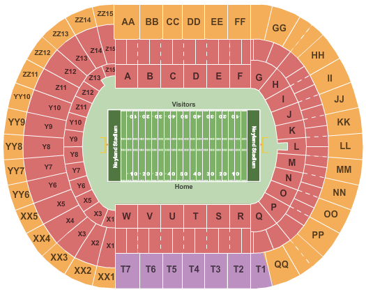 Neyland Seating Chart View